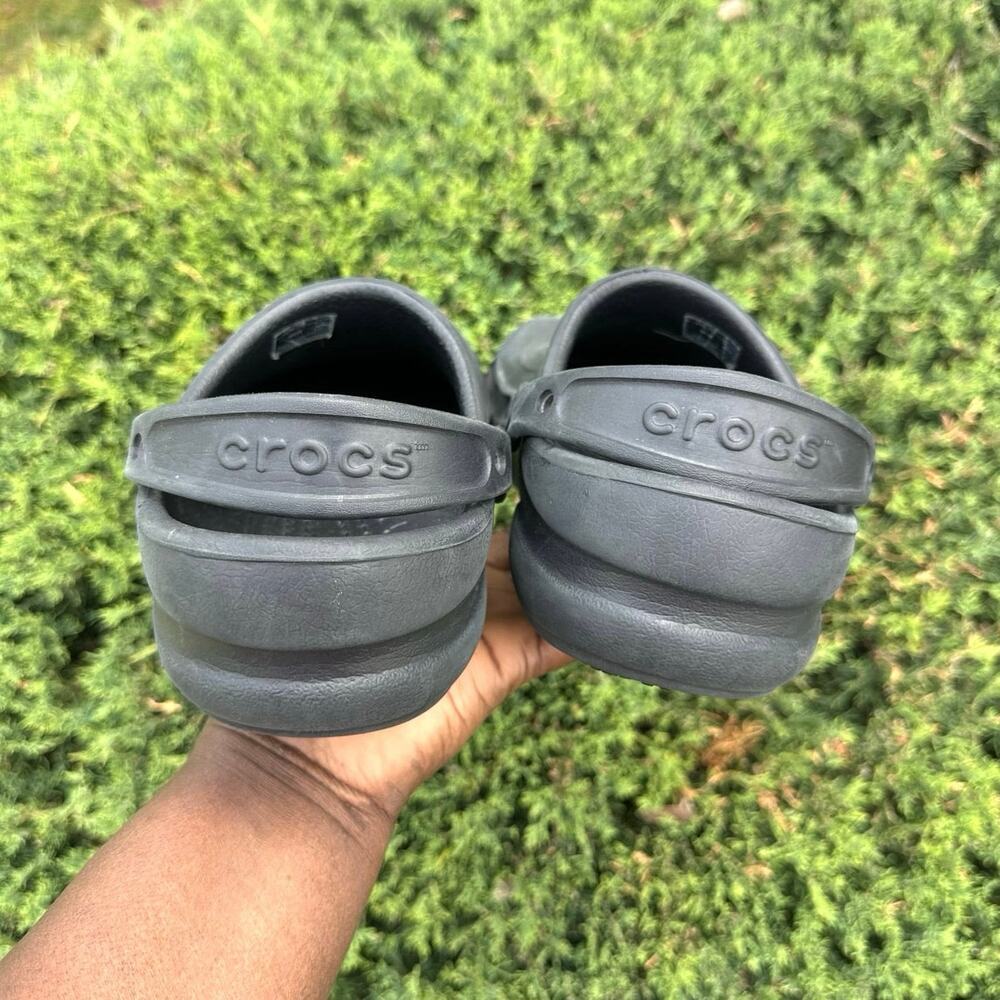 Crocs Bistro Adult Unisex Work‎ Clogs Size M6 W8 Black - Picture 10 of 14